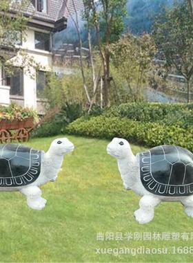 厂家直销青石吐水乌龟小石龟石雕乌龟石材鱼缸饰品摆件长寿石龟