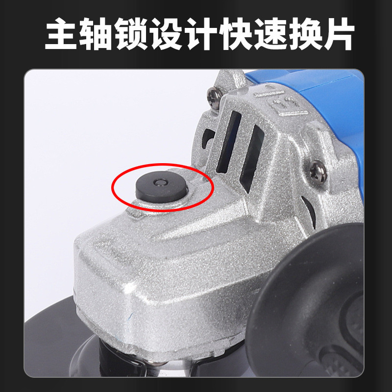 工业角向磨光机小型便携打磨抛光切割电动工具工地带辅助手柄角磨 - 图2