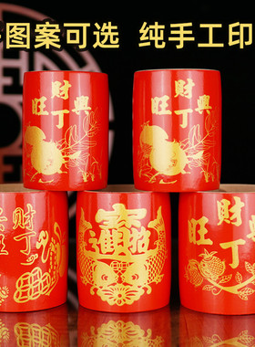 潮汕红米升插金花临时香炉婚庆用米斗拜月娘五谷天公炉木质竹筒炉