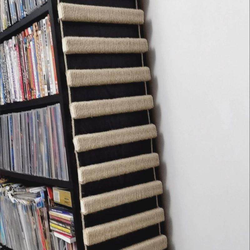 宠物楼梯爬梯实木猫软绳架爬梯猫吊床猫窝麻绳软梯猫吊桥猫梯子批,淘宝优惠券,粉丝福利购,淘宝优惠卷