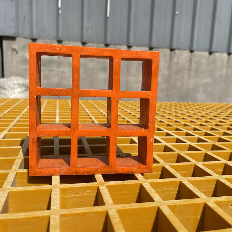 玻璃钢格栅网格板 污水池处理盖板地面篦子 洗车房排水沟地漏 - 图1