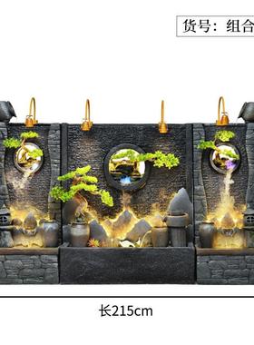 厂家直销喷泉水幕墙屏风客厅办公室庭院流水酒店假山别墅景观摆件