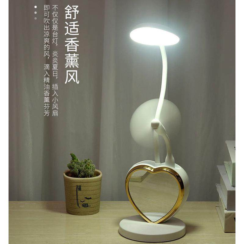 2024创意led学习护眼台灯多功能学生爱心家用笔筒充电小夜灯宿舍,淘宝优惠券,粉丝福利购,淘宝优惠卷