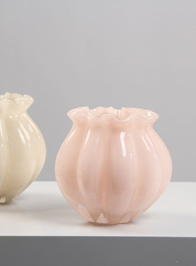 简约居家现代北欧创意玻璃花瓶家居样品间客厅卫生间家居饰品摆件