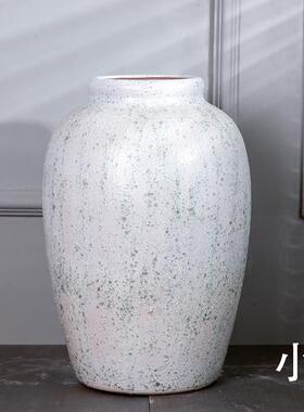 新古典欧式复古干花插花陶瓷台面花瓶花艺套装摆件家居客厅装饰品