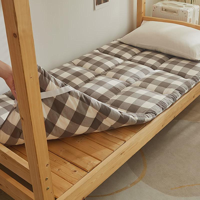 学生宿舍专用90x190加厚棉花床垫软垫褥子折叠地铺睡垫被家用 - 图0