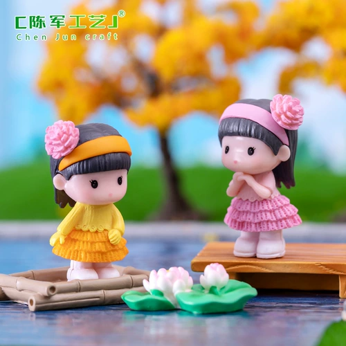 Креативная фигурка для влюбленных для мальчиков и девочек, декор с аксессуарами, аксессуар, делается под заказ, микро пейзаж