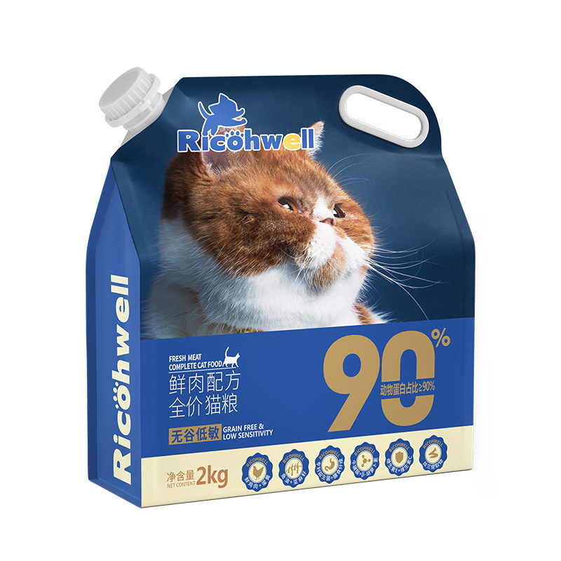 瑞可维2KG/4KG/6KG全价猫粮成猫幼猫营养发腮增肥鲜肉无谷猫主粮 - 图3