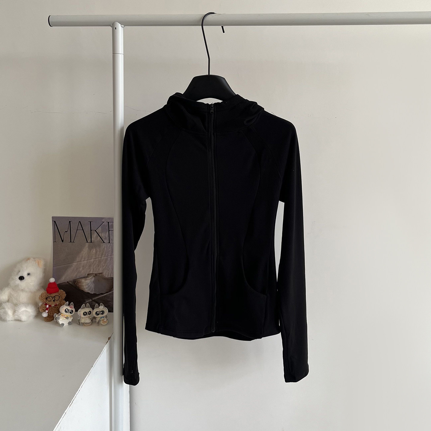 瑜伽服女春秋新款运动上衣修身显瘦拉链立领长袖专业跑步健身外套,淘宝优惠券,粉丝福利购,淘宝优惠卷