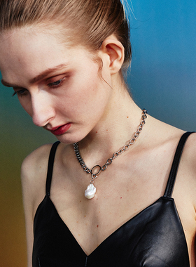 巴洛克吊坠PEARLONA粗链条