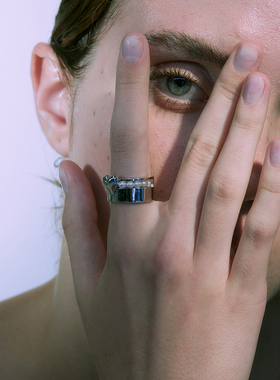 爱心珍珠戒指PEARLONA简约情侣