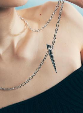 PEARLONA海螺复兴巴洛克珍珠尖海螺可拆卸毛衣链长项链余宇涵同款