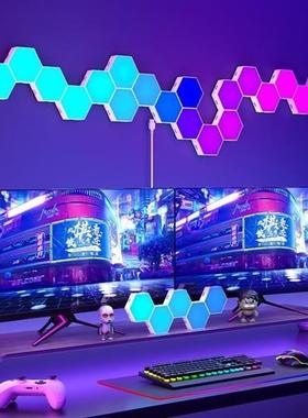 电竞桌面摆件科技感电竞桌搭摆件电竞房间装饰摆件氛围摆件声控