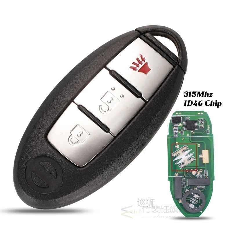 Smart Remote Key fit for Nissan March Sunny Tiida Livina Syl-图0