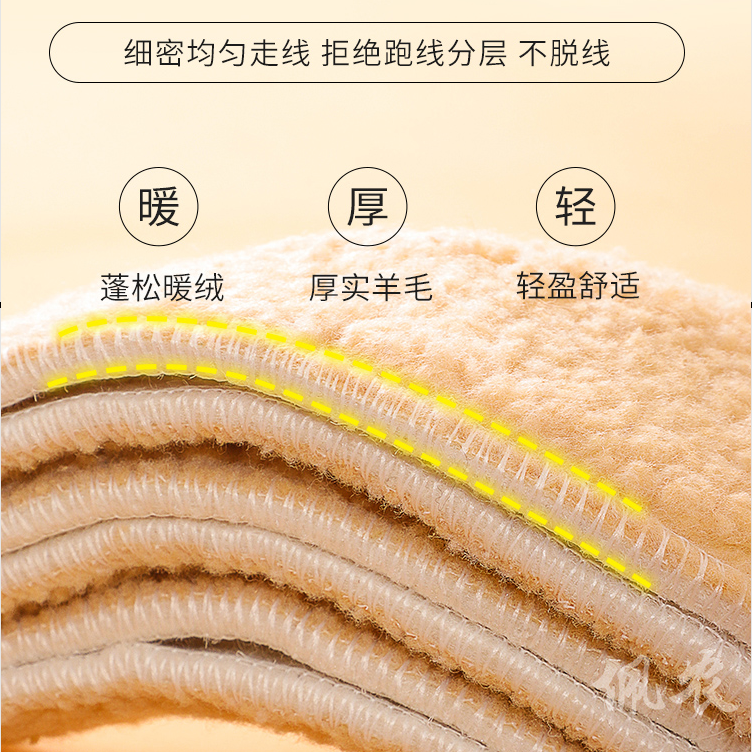 保暖绒鞋垫男女儿童小孩专用加绒羊毛宝宝婴儿棉防臭加厚冬季防寒,淘宝优惠券,粉丝福利购,淘宝优惠卷