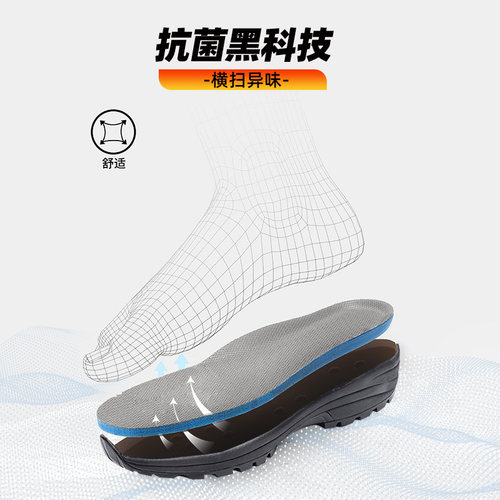 作训鞋男黑色全掌碳板跑鞋体能训练鞋魔改体能鞋透气胶鞋运动鞋 - 图3