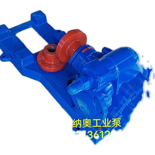 高温齿轮泵KCB-200抽油泵法兰连接 工业油泵润滑油渣油自吸泵头 - 图3