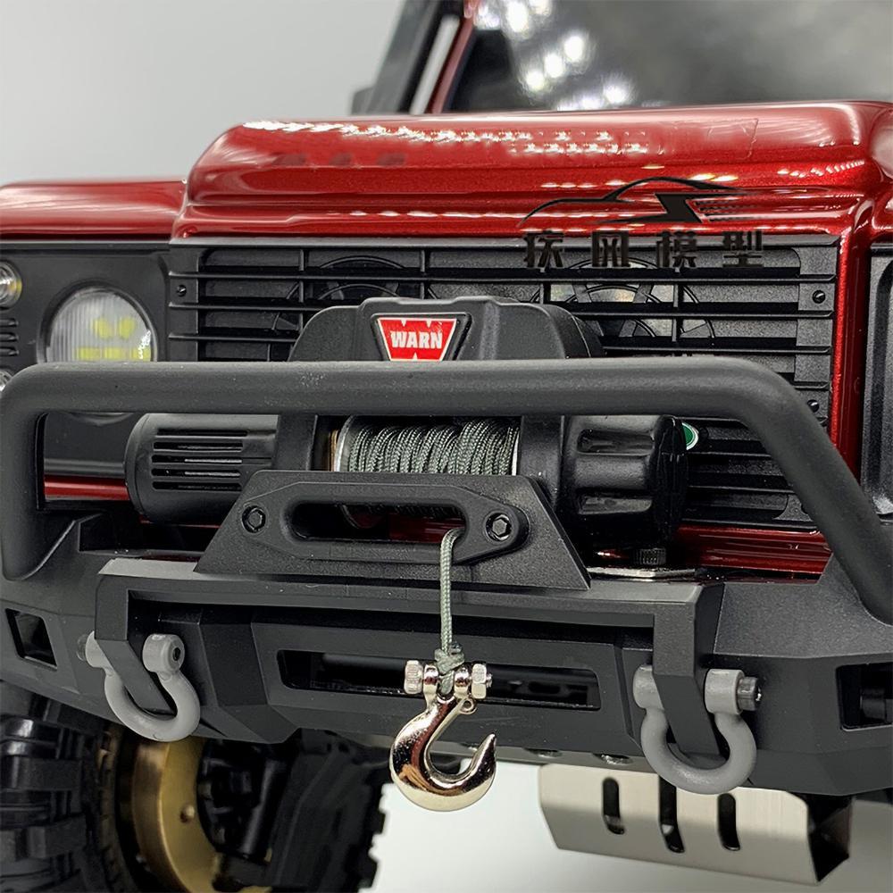 SCX10/TRX4易控模型攀爬车金属单双电机绞盘RC4WD/WARN牵引机绞盘 - 图1