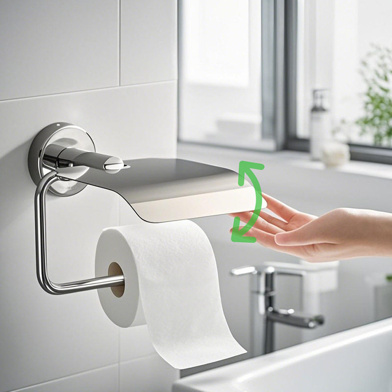 304不锈钢防溅水厕纸架卫生间壁挂打孔纸巾架毛巾置物架防锈处理,淘宝优惠券,粉丝福利购,淘宝优惠卷
