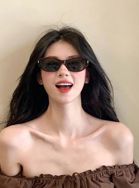 芬驰复古猫眼遮阳偏光太阳镜女