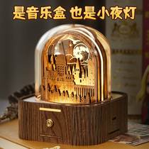 Halloween Harry Potter Water Crystal Ball Music Box Wooden Octaphonebox Children Girl Girl Girl Birthday Presents