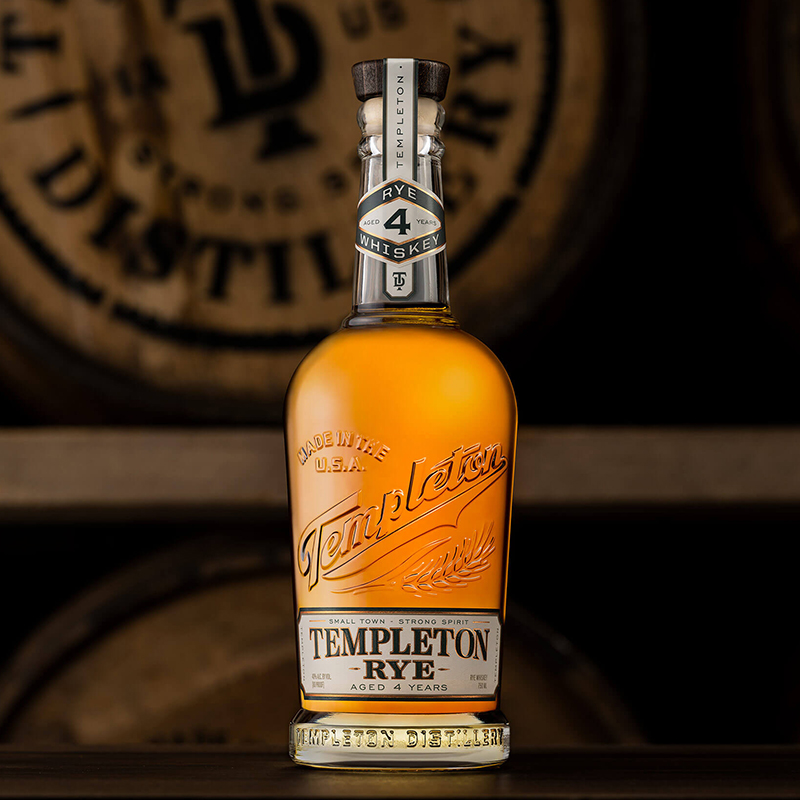 坦普顿4年6年陈酿黑麦威士忌Tempton Rye Whiskey美国进口洋酒-图2