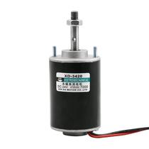 3420 DC Motor Large Torque High Speed 12V24V Threaded Shaft Throttle Positive Reversal Small Motor Cotton Candy Motor