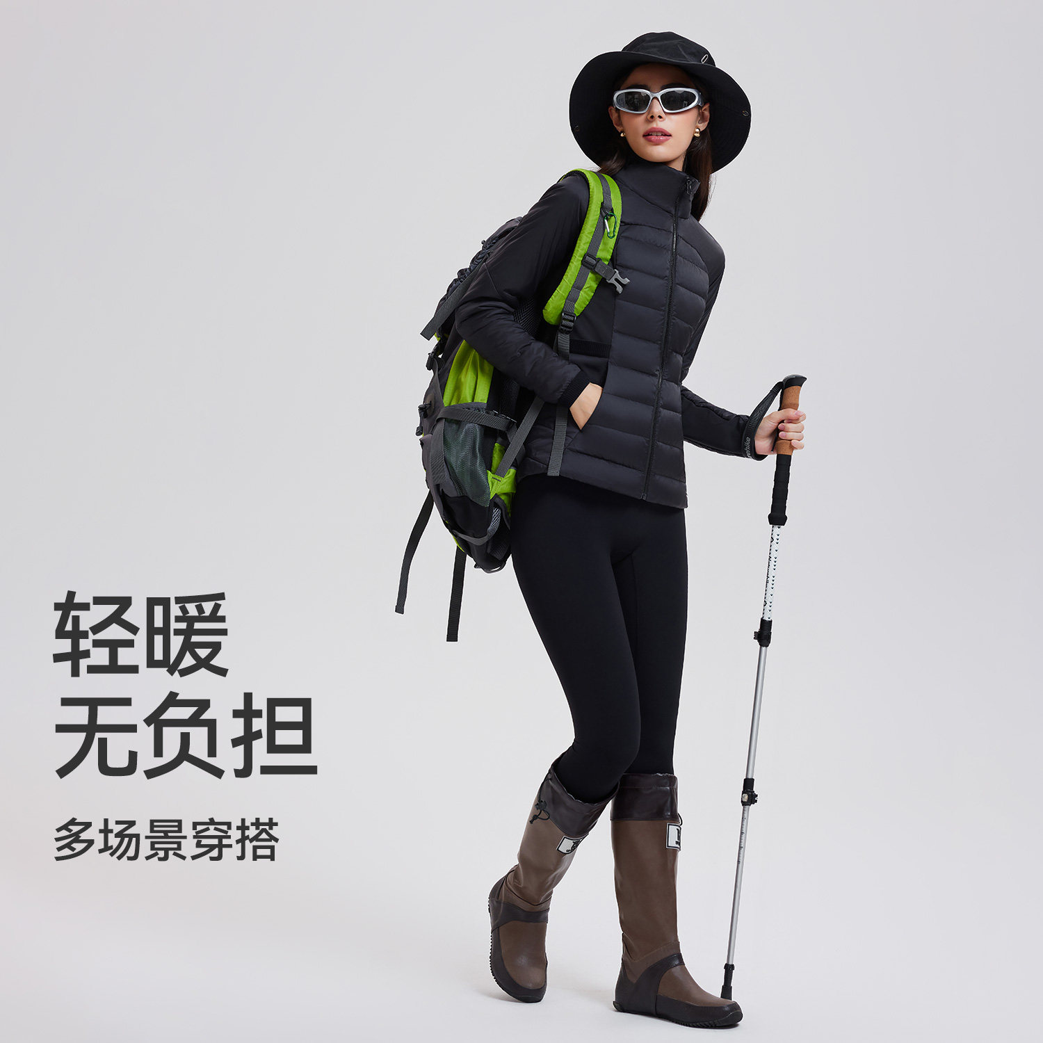 科里芙轻薄鸭绒羽绒服女2025冬新款高充绒量加厚防寒保暖修身外套,淘宝优惠券,粉丝福利购,淘宝优惠卷