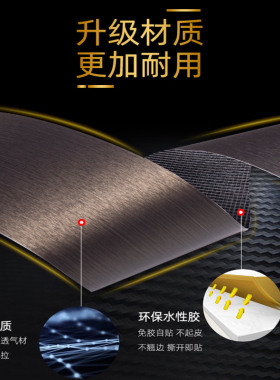 哲生活门框pvc仿金属贴纸不褪色