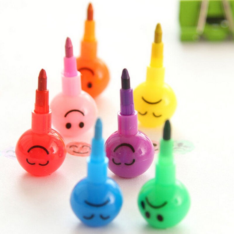 Colorful Crayons Creative Sugar Coated Haws Cartoon Graffit - 图3