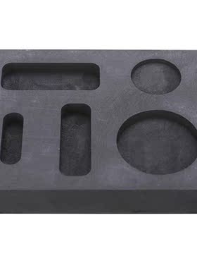 Black Graphite Casting Ingot Bar Melting Mold Five Holes Ing