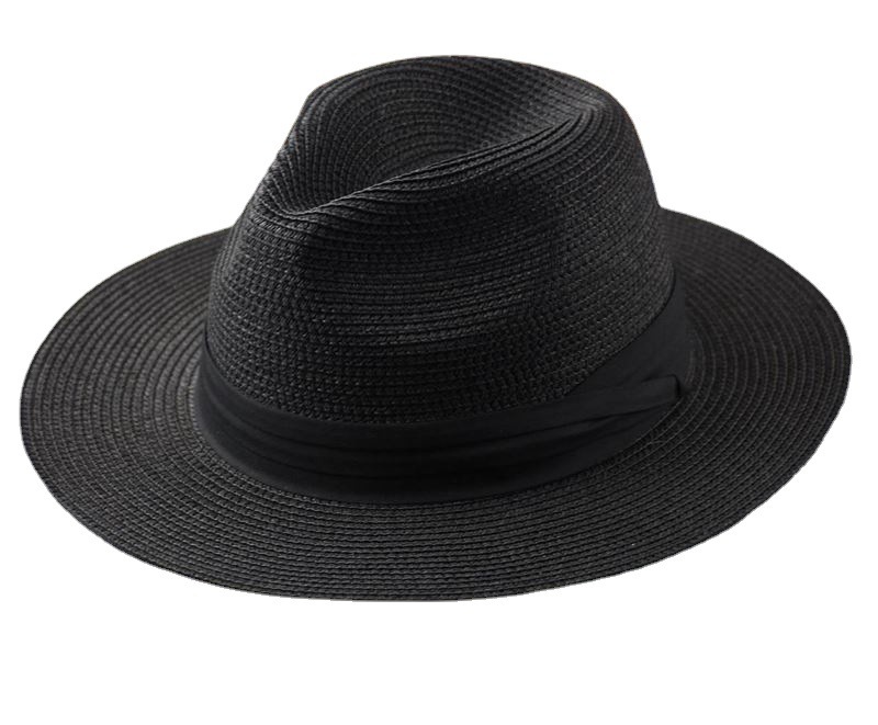 Large Size Panama Hats Lady Beach Wide Brim Straw Hat Man Su - 图2