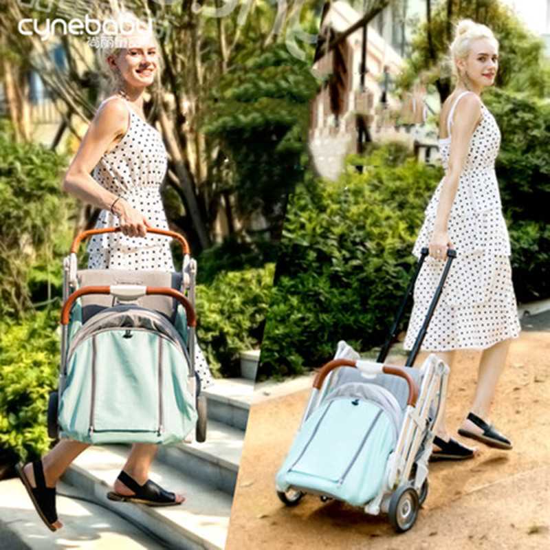 Ru free ship ! 2020 baby stroller can sit reclining foldabl - 图2