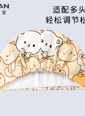 手术帽薄棉印花医护帽防尘帽透气
