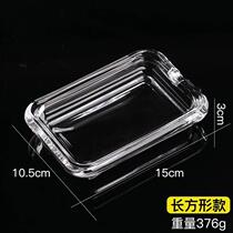 Glass Soap Box Transparent Home Toilet Handmade Soap Dish Trays Creativity Hotel Guesthouse Hostel BATHROOM SOAP BOX