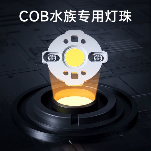 全光谱LED小型鱼缸灯高亮节能促水草生长青苔爆藻灯金鱼溪流造景 - 图1