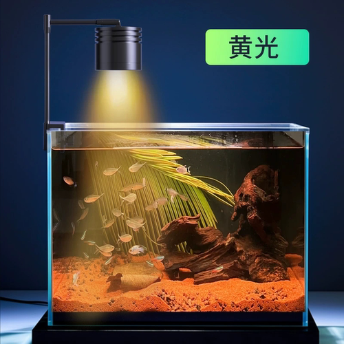 全光谱LED小型鱼缸灯高亮节能促水草生长青苔爆藻灯金鱼溪流造景 - 图2