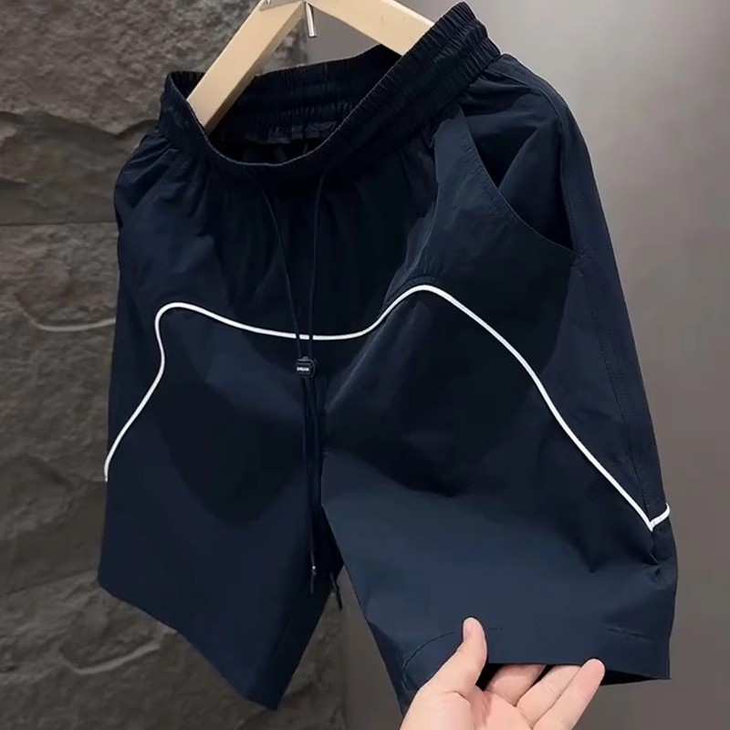 短裤男士2026新款夏季外穿高级感薄款速干沙滩裤子休闲五分裤男潮,淘宝优惠券,粉丝福利购,淘宝优惠卷