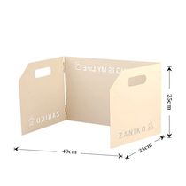 Foldable Gas Stove Windshield Camping Cooking Burner Windpro