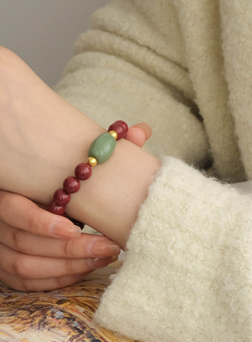 知瓷男女汝瓷手串原创转运珠手链