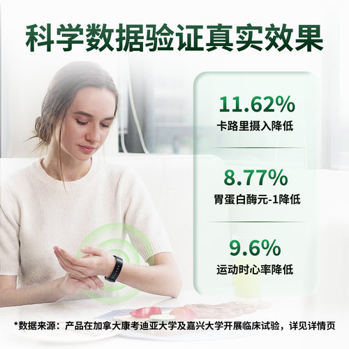舒乐定ObeEnd体重管理手环减少食物摄入安全无创助运动健身必备 - 图2