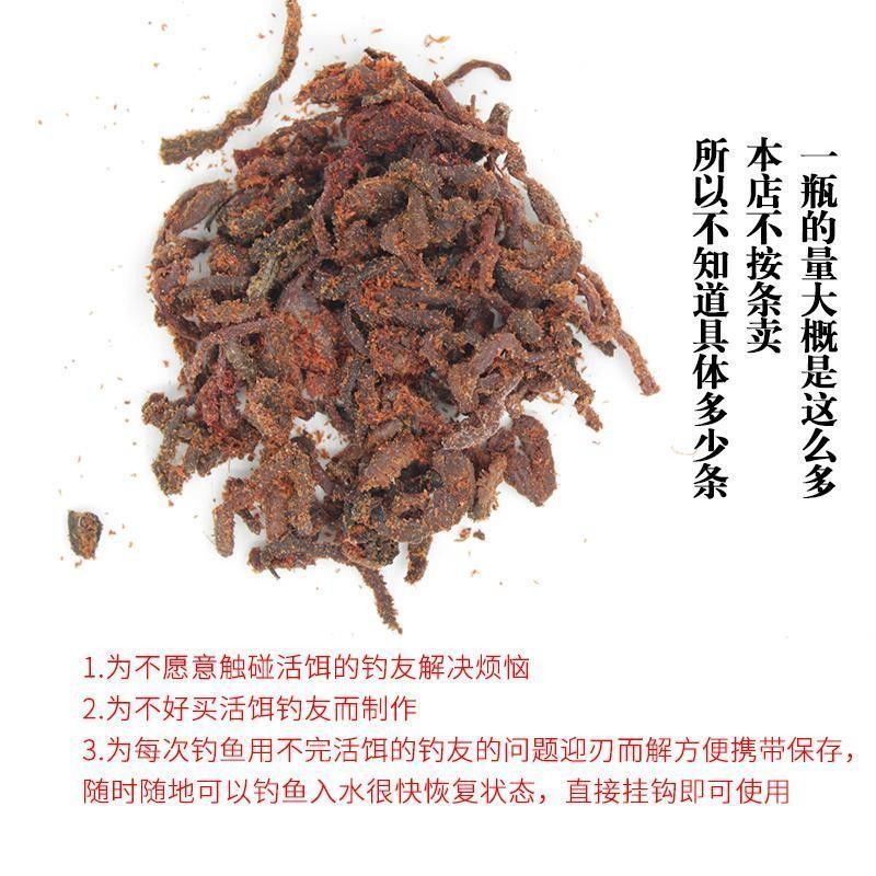 腌制半干青沙蚕90g40g蜜制海蚯蚓鱼饵罐装腥味半干饵料鱼具用品饵-图2