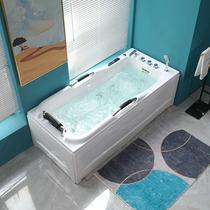 Home Small Household Deep Bubble Bathtub Surf Massage Acrylic Constant and Independent Seamless Square Bathtub