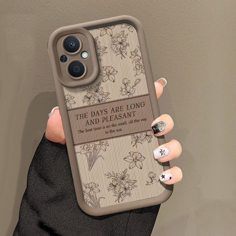 oppoA96手机壳pfum10新款a96oppo5G软硅胶opp0pp0ppoA保护套oppa镜头全包opa防摔oppo潮女oopoa复古opρo花朵 - 图3