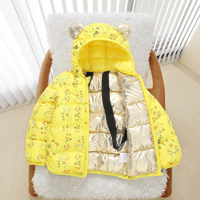 【A类品质 黑金棉服】儿童羽绒棉服男女童黑金棉衣小童加厚外套