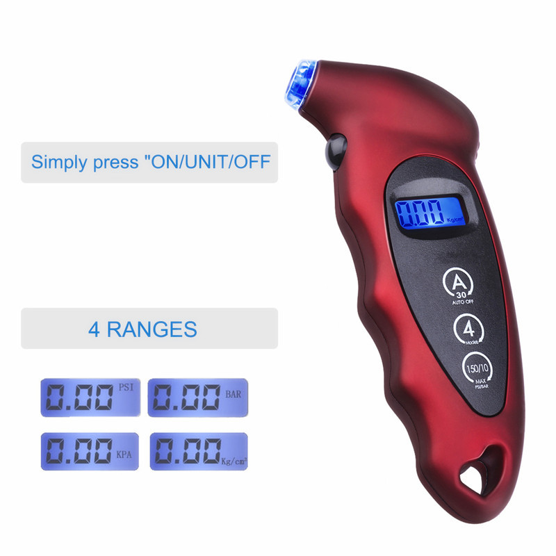 Tire Pressure Gauge Meter Tire Pressure Monitoring System Wi - 图0