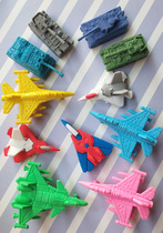 New Military Tank Aircraft Rubber Blind Boxed Children Assembled Fighter Jet Model Erasers Special for elementary school students