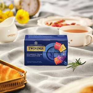 TWININGS川宁5口味红茶精选伯爵英式早餐锡兰大吉岭原装进口茶包