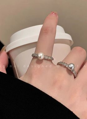 食指戒精致轻奢高级感指环