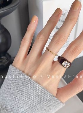 VenusFrCo法式珐琅大颗钻